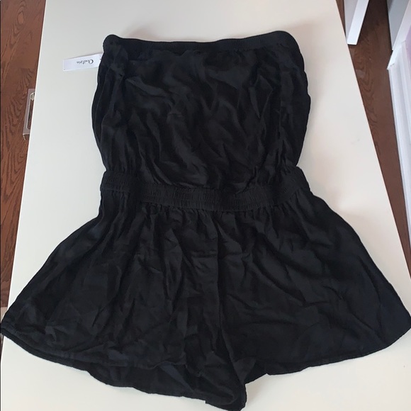 Aritzia Pants - Black strapless Aritzia romper